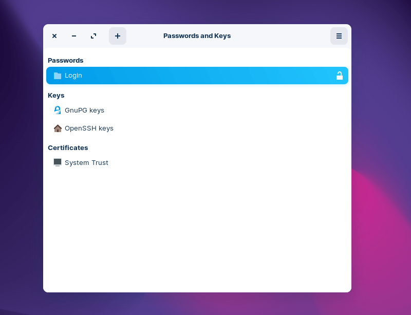 Seahorse：在 Linux 中管理你的密码和加密密钥