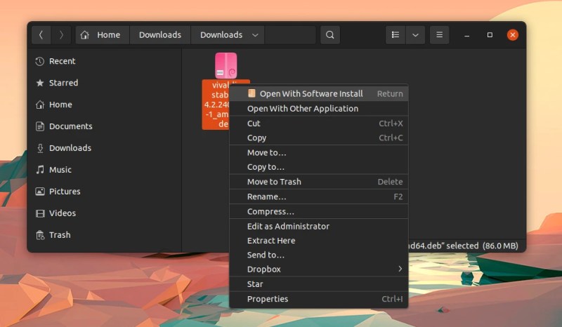 [初级] 如何在 Ubuntu 中安装 Vivaldi 浏览器