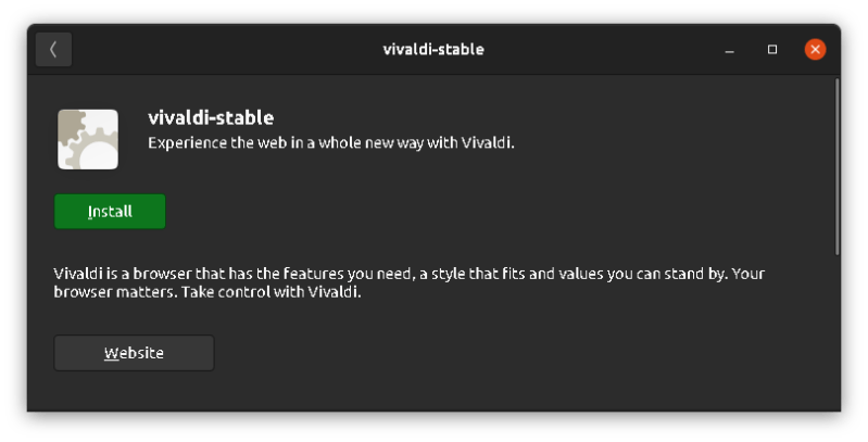 [初级] 如何在 Ubuntu 中安装 Vivaldi 浏览器