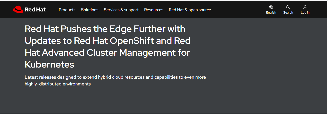 Red Hat 公布 OpenShift 4.9 及 Advanced Cluster Management 2.4 新特性