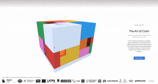 Web云游:谷歌宣布向浏览器开放3D艺术画廊展览体验