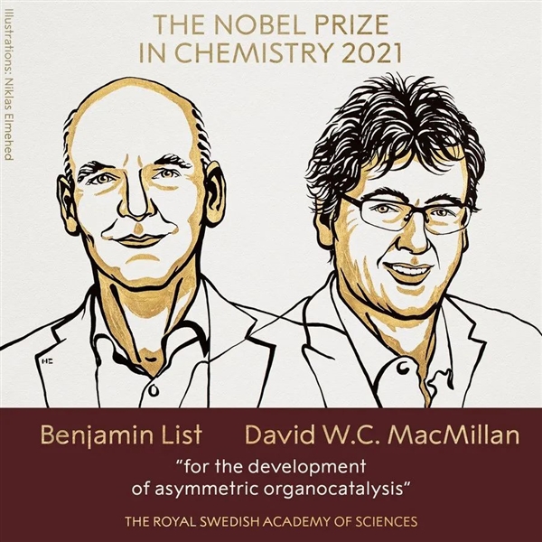 2021年诺贝尔化学奖揭晓：美德两位科学家分享