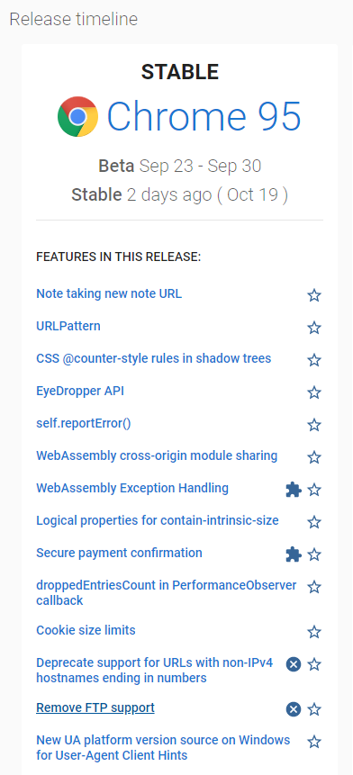 谷歌 Chrome 95 桌面端浏览器稳定版发布：加入安全支付等新功能