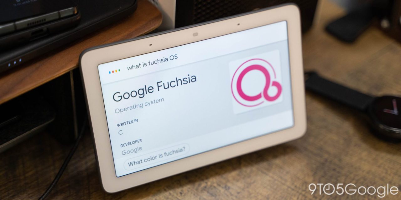 Fuchsia OS 将推送到更多 Google 智能设备