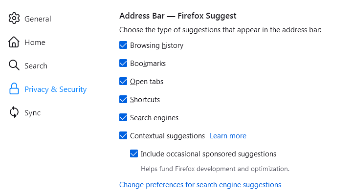 Firefox 在地址栏展示“建议”广告引发争议