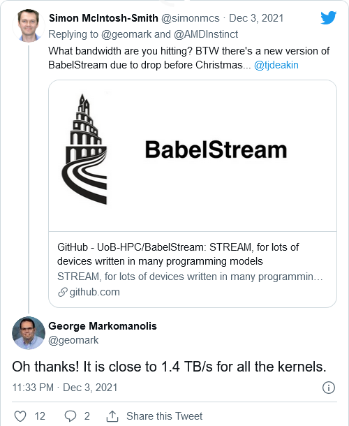 AMD Instinct MI210细节公布：具有104个计算单元和64GB HBM2e显存