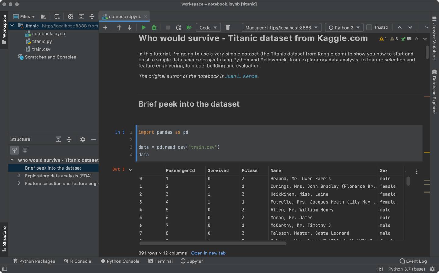 JetBrains 全新数据科学 IDE DataSpell 正式发布：支持 PyCharm 的智能 Python 和 R 编码辅助
