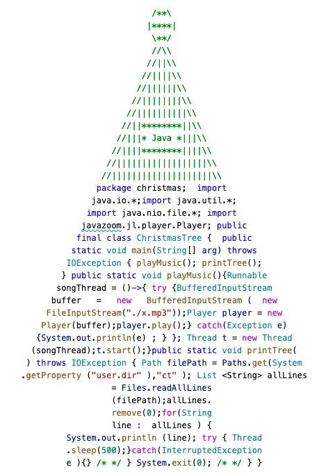 圣诞快乐，送大家一颗圣诞树