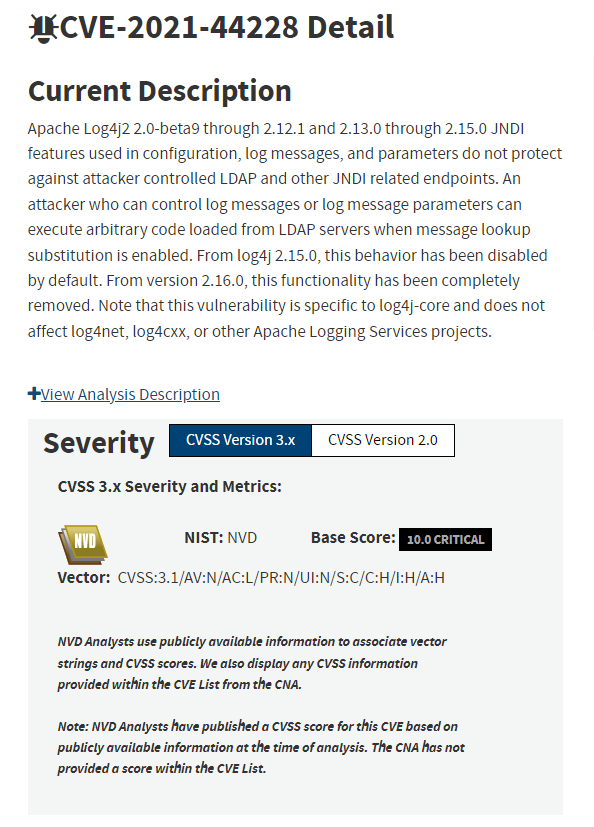 CISA主管：Log4j漏洞影响巨大 安全业面临一场持久战