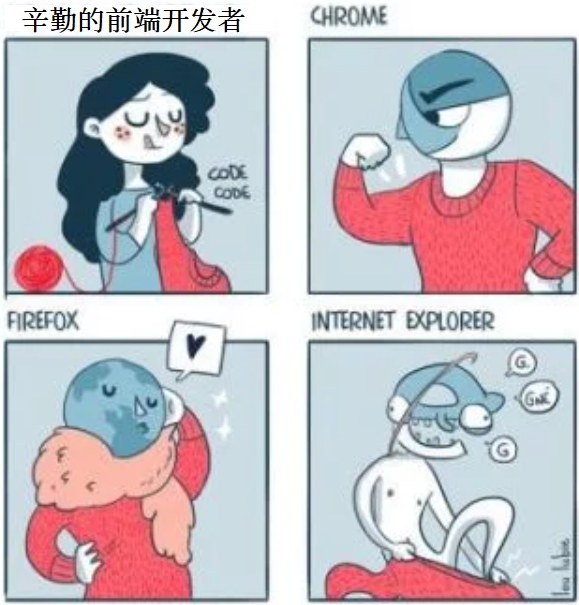前端程序员：我待IE如初恋，IE虐我千万遍