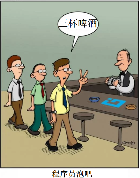 在酒吧点单的奇怪手势，只有程序员看得懂