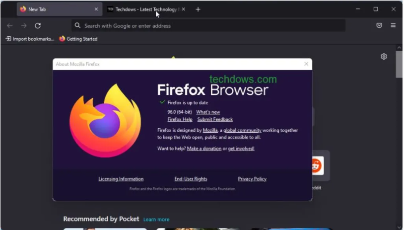 Firefox 96稳定版开放下载：优化性能 改进安全