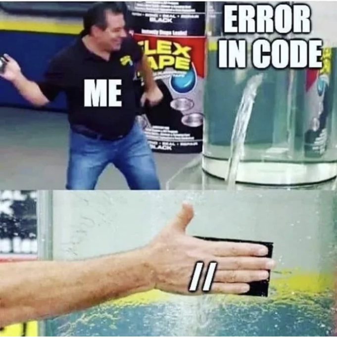 我处理代码里错误的方式