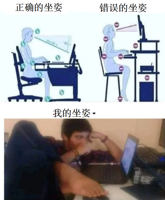 编程时的正确坐姿