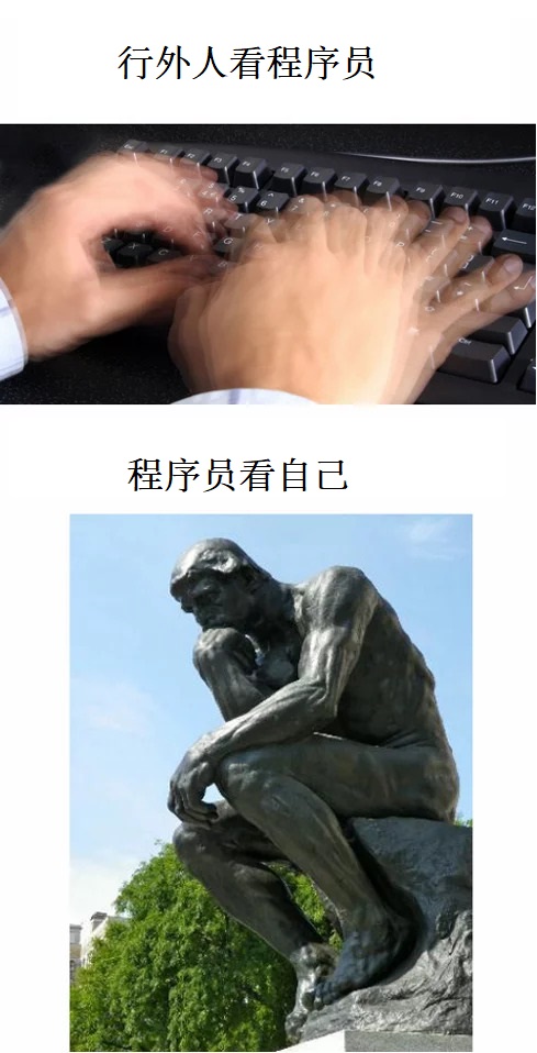 行外人看程序员与程序员看自己