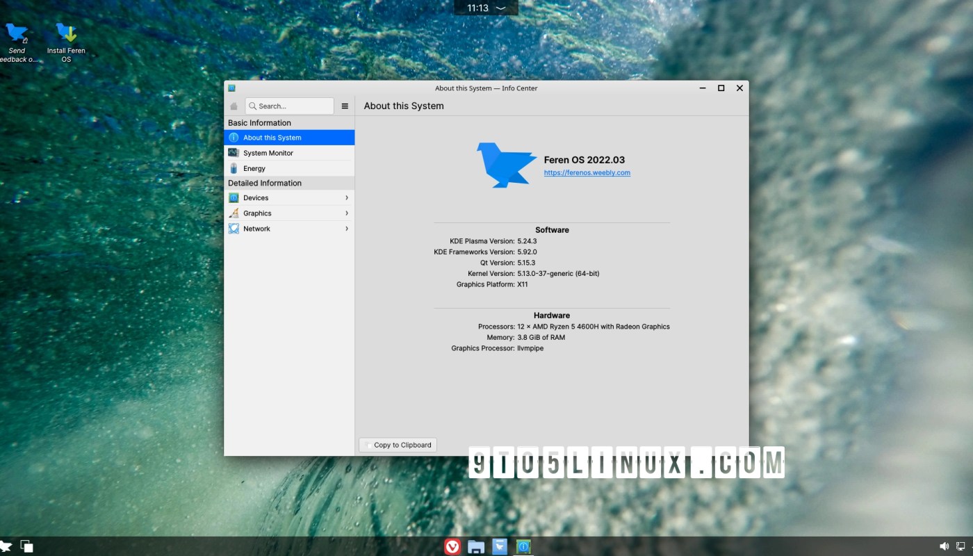 基于 Ubuntu 的 Feren OS 2022.03 与 KDE Plasma 5.24 LTS 一起发布，各种改进