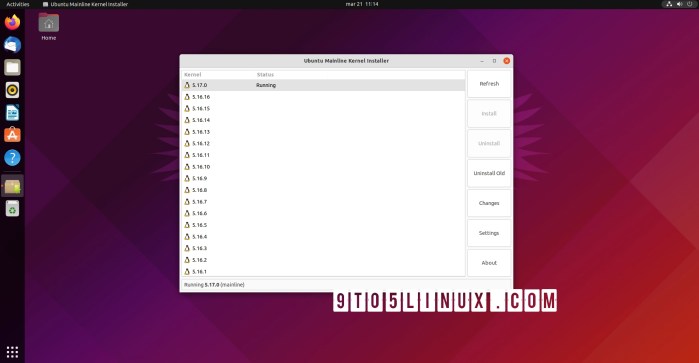 如何在 Ubuntu 21.10 上安装 Linux Kernel 5.17