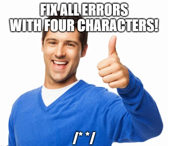 公司老油条码农教我用4个字符解决一切编译错误