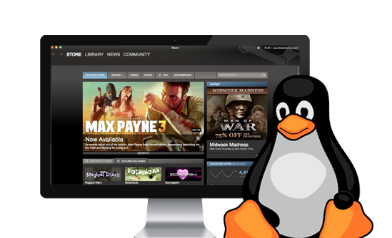 Steam在Linux上的市场份额下降到1.00%