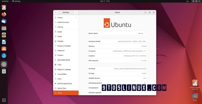 Ubuntu 22.04 LTS Beta 与 GNOME 42 桌面、Linux Kernel 5.15 LTS 一起发布