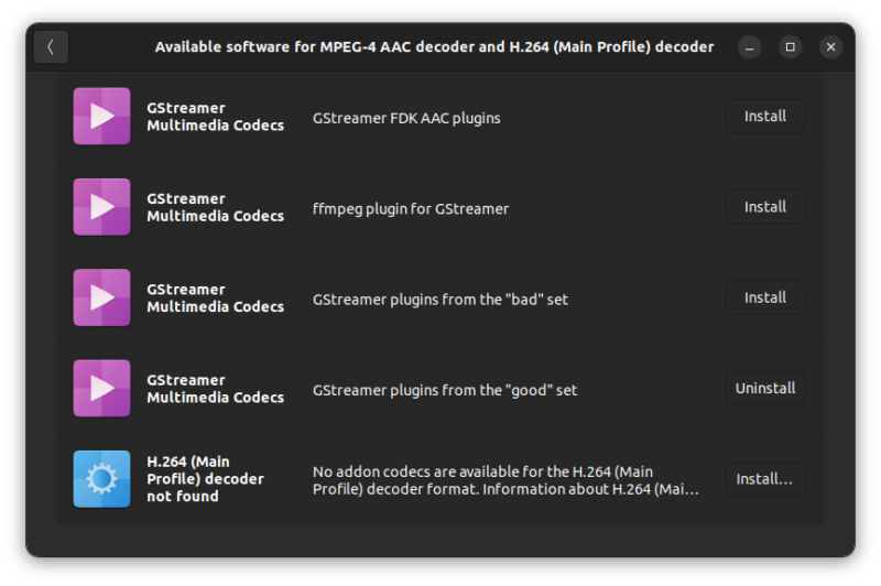 在 Ubuntu Linux 如何安装 H.264 解码器