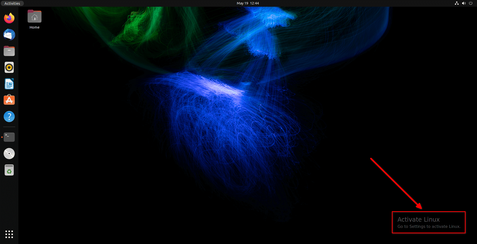 如何在 Linux 桌面中启用 “激活 Linux” 水印通知