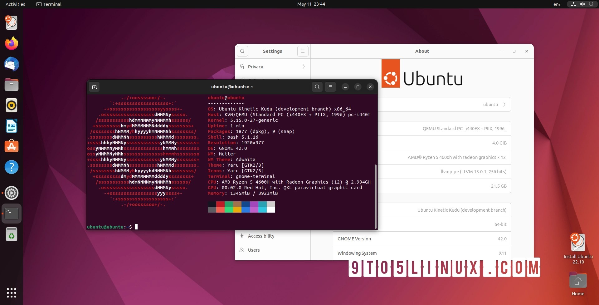 Ubuntu 22.10（Kinetic Kudu）每日构建 ISO 现已可供下载