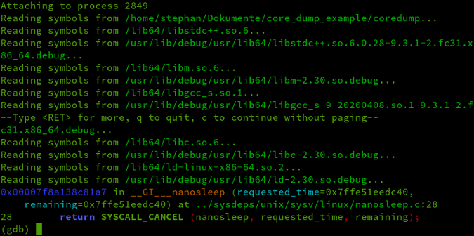 手把手教你使用 GNU 调试器
