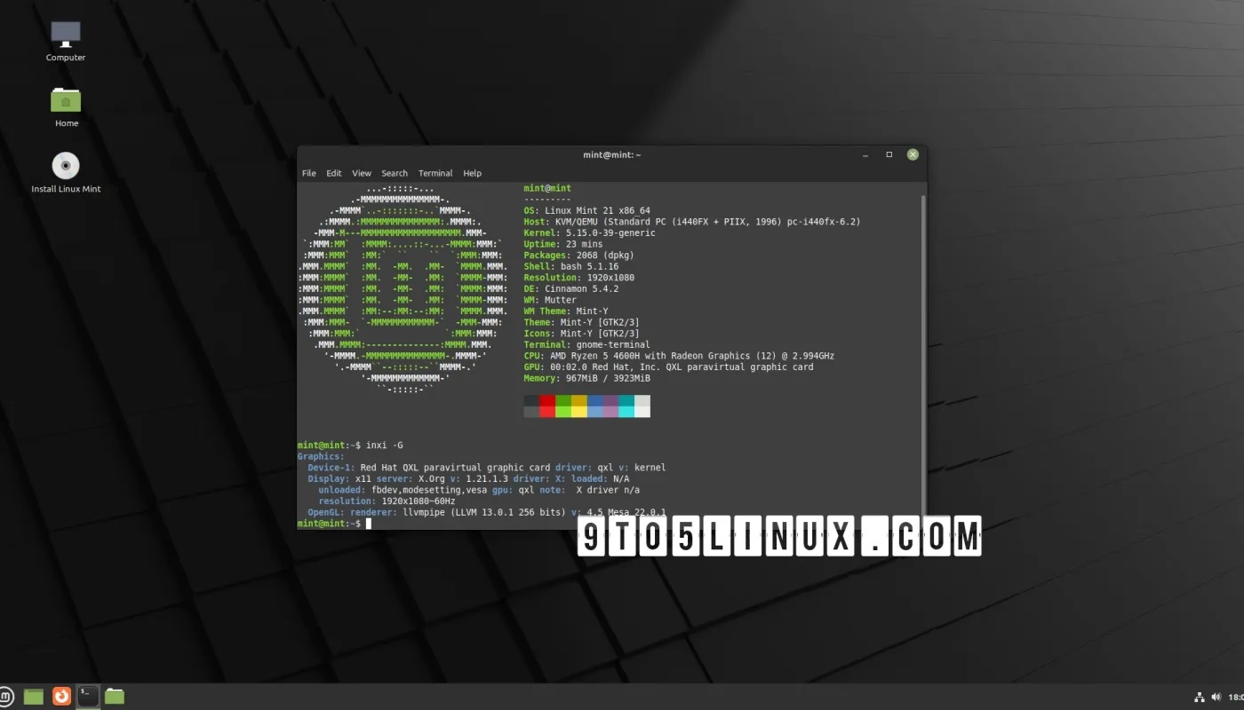 Linux Mint 21 Beta 现已可供下载，这是第一眼