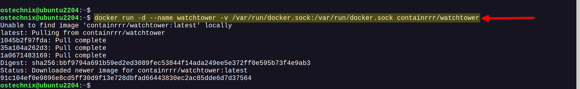 如何使用 Watchtower 自动更新正在运行的 Docker 容器
