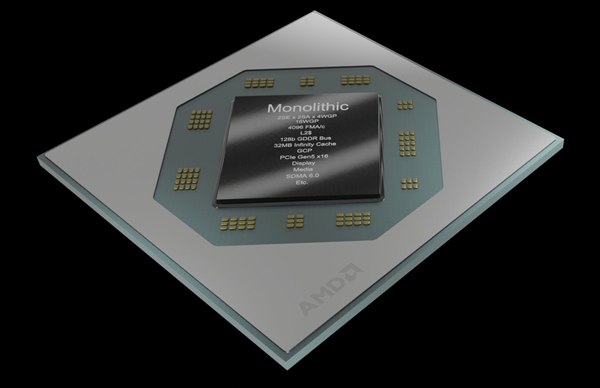 AMD下代三大GPU核心靓照公布：瘦成一道闪电