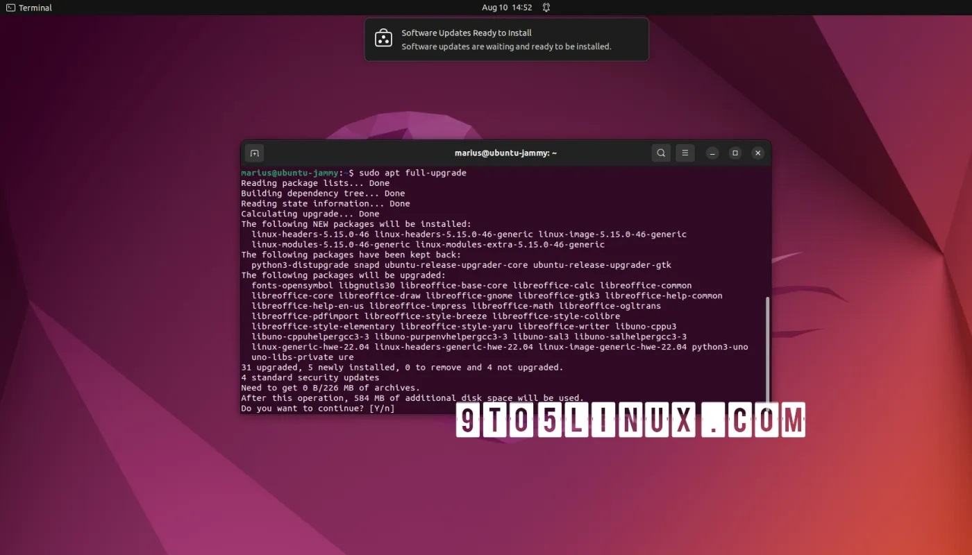 Ubuntu 22.04 和 20.04 LTS 用户收到新的内核更新，修复了 8 个安全问题