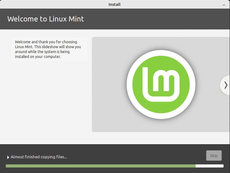 使用 Windows 11 双引导安装 Linux Mint