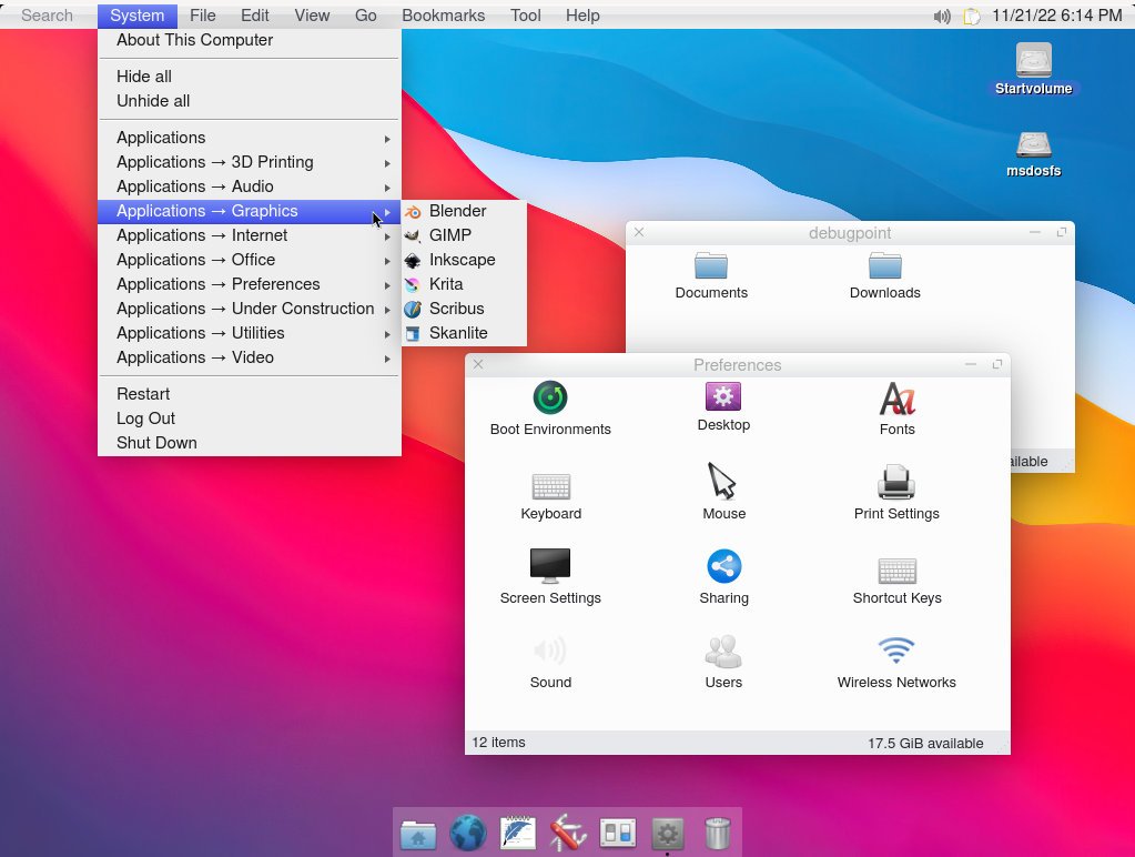 macOS 替代品 helloSystem 0.7.0 正在增强稳定性