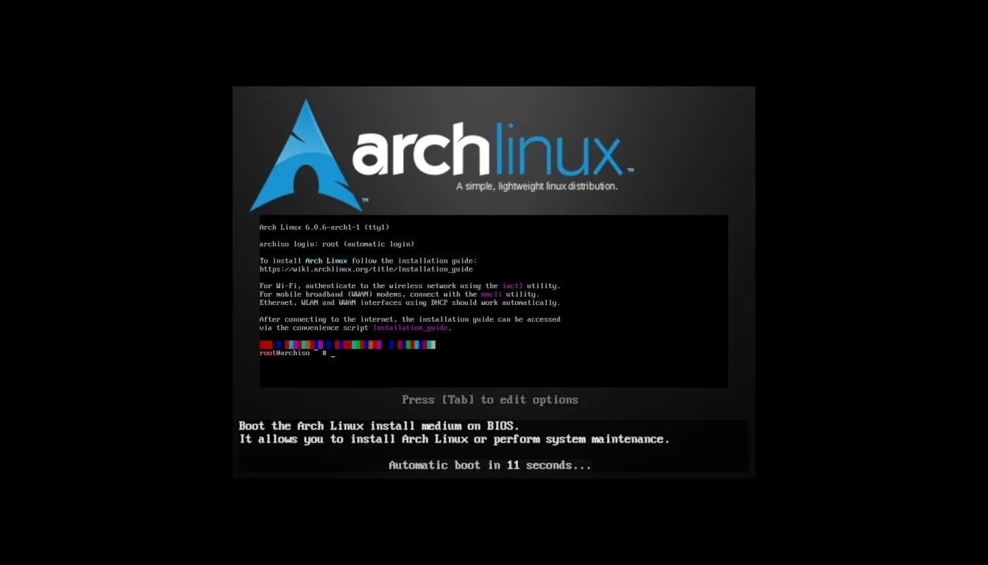首个由Linux内核6.0支持的Arch Linux ISO版本现已可供下载