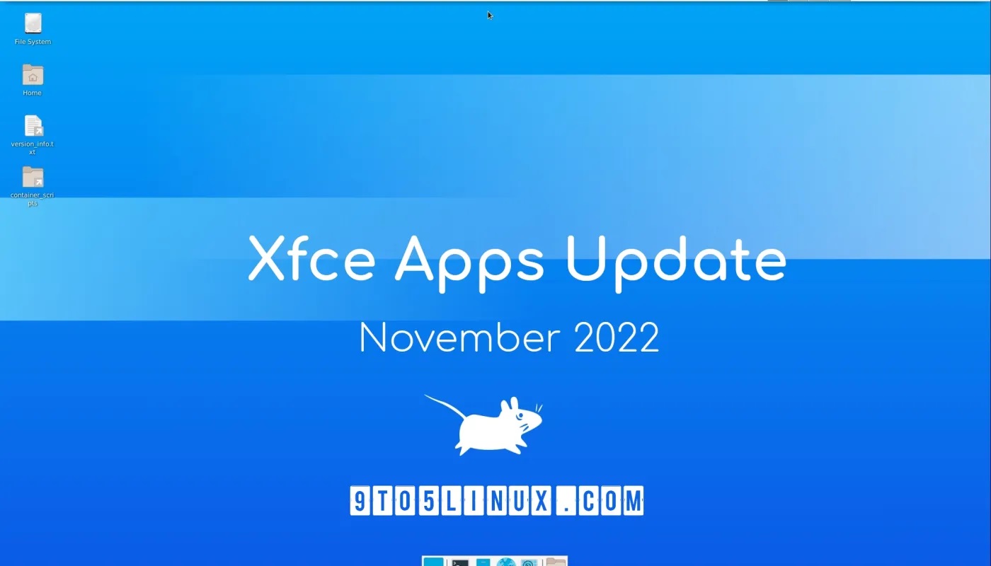Xfce的应用程序2022年11月的更新：Xfce 4.18预览版，插件更新，以及更多