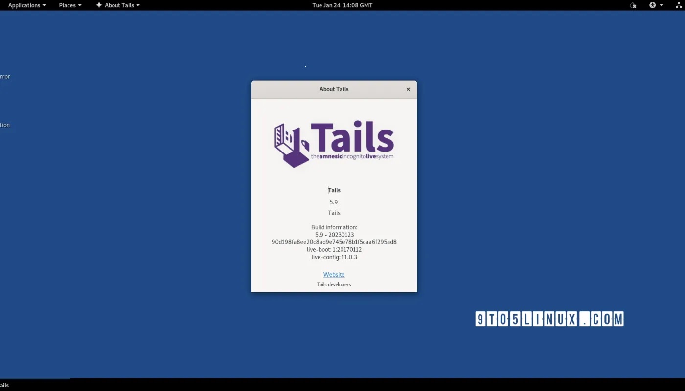 匿名操作系统Tails 5.9与Linux内核6.0一起发布，改善对GPU的支持