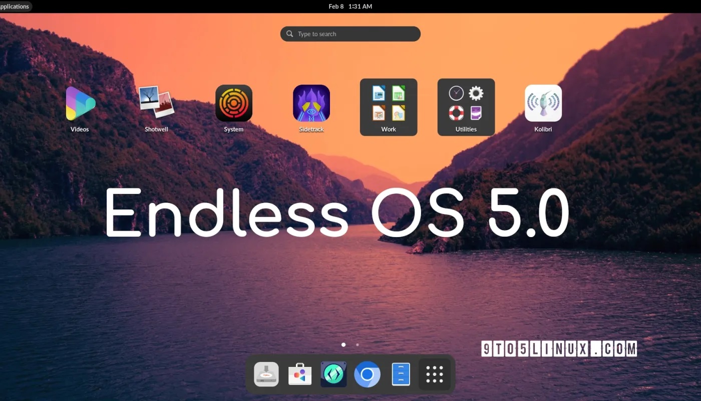 Endless OS 5.0已经发布，更新了桌面体验，支持Wayland