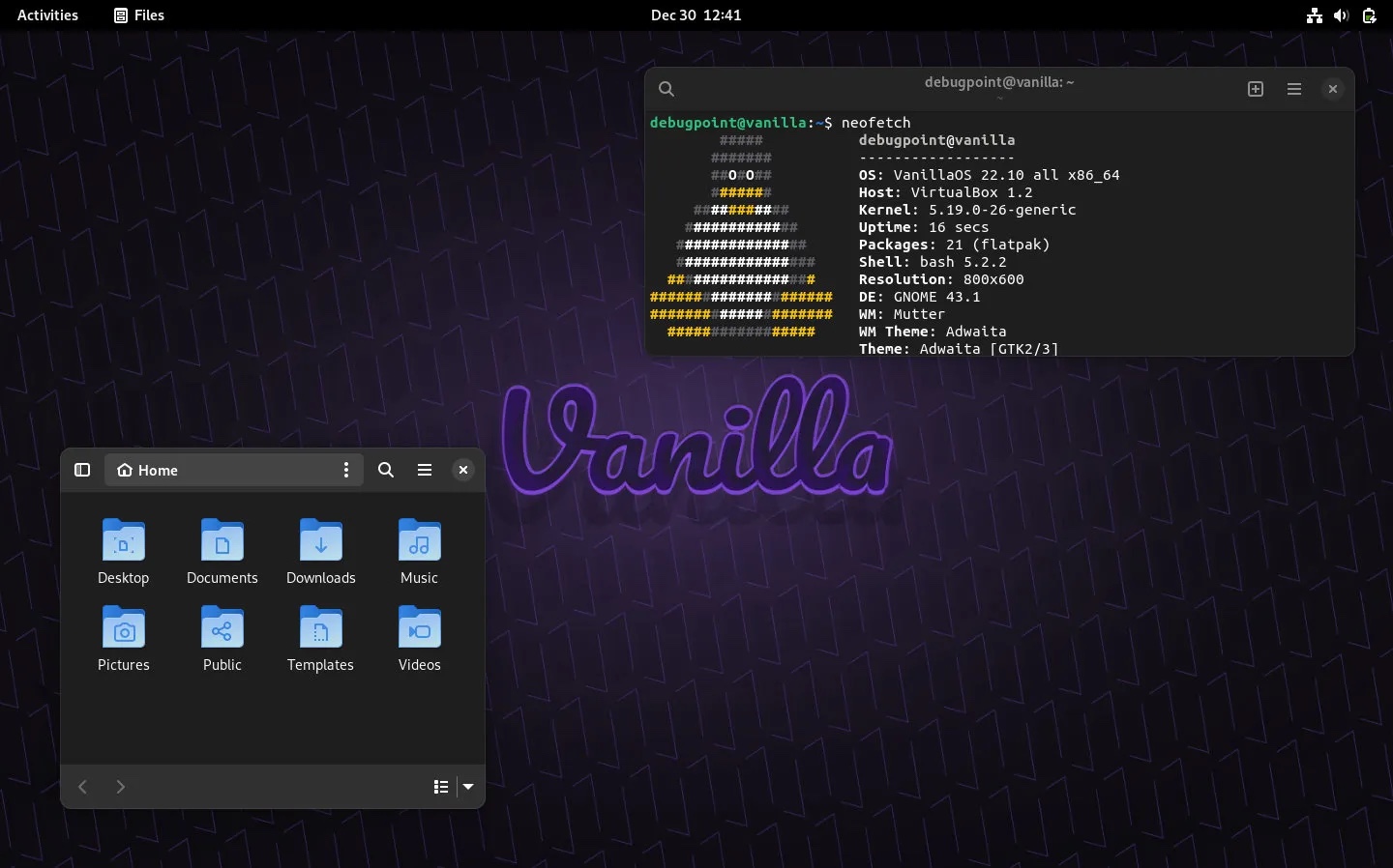 Vanilla OS 放弃 Ubuntu，转投 Debian Sid