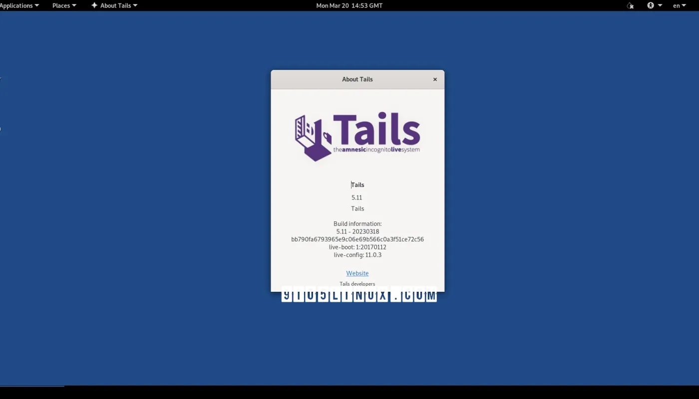 Tails 5.11 Amnesic Incognito Live System切换到ZRam和Linux Kernel 6.1 LTS