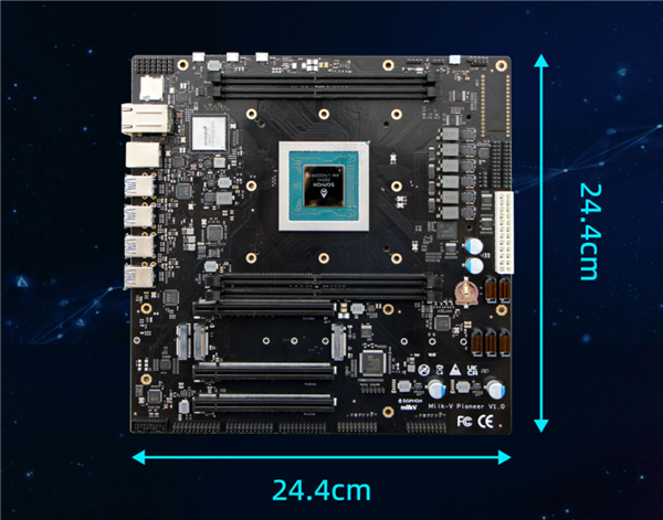 国产公司全球首发64核RISC-V主板 配128GB内存：售价9999元