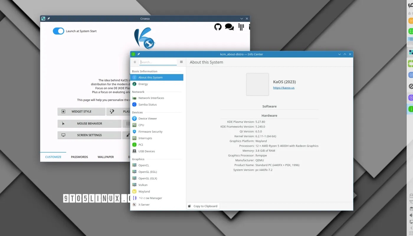 庆祝KaOS Linux成立10周年，新的ISO版本采用了KDE Plasma 6