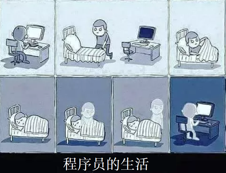 程序员的日常生活，无论假期还是工作