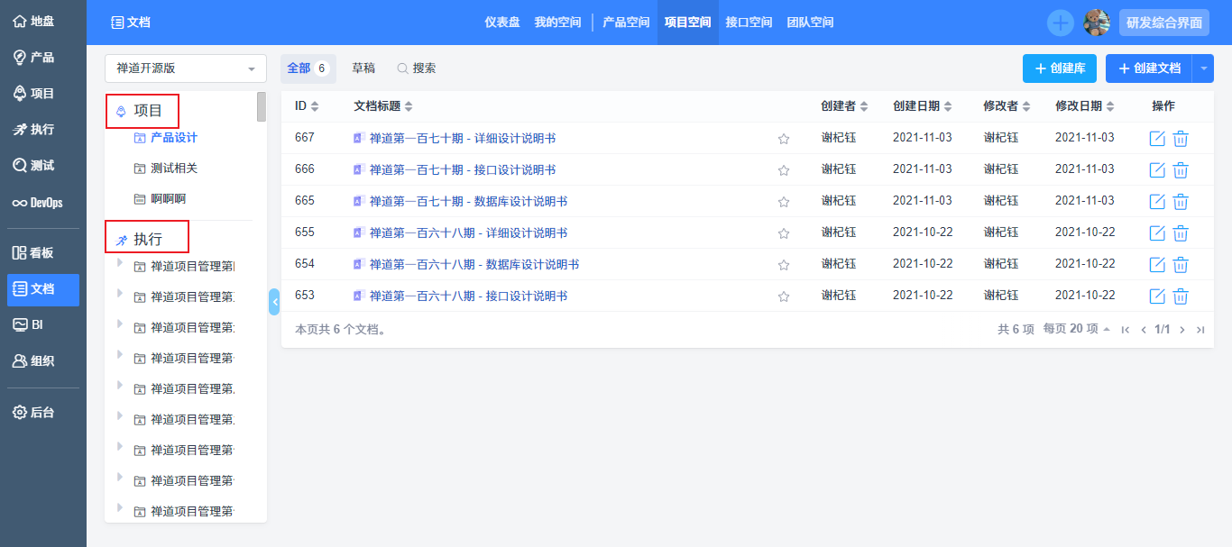 禅道18.4.alpha1发布，BI新增维度管理及3张内置大屏，权限和文档功能交互全新升级