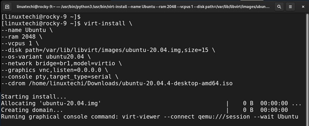 如何在 Rocky Linux 9 / AlmaLinux 9 上安装 KVM
