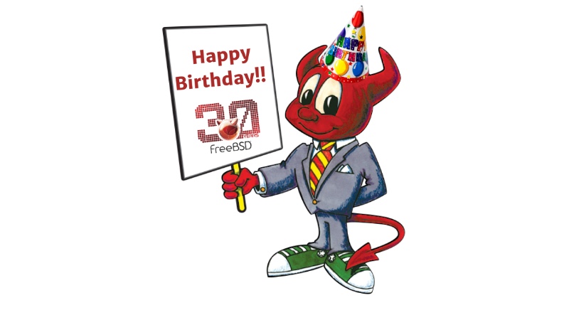 FreeBSD 本月庆祝其三十岁生日