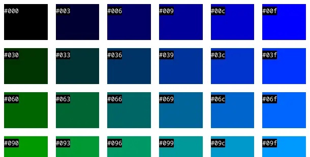 使用 Bash 制作 Web 安全颜色