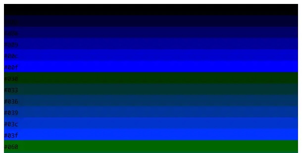 使用 Bash 制作 Web 安全颜色