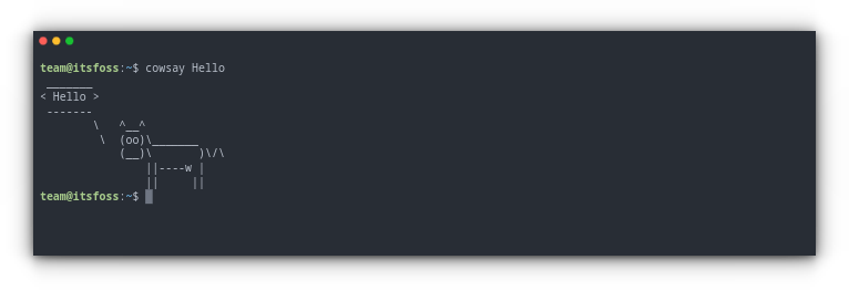 哞~ 我的 Linux 终端里有头牛