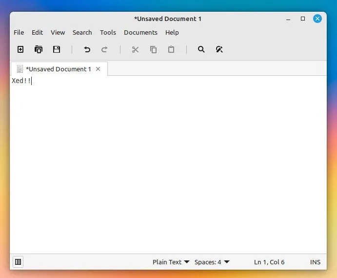 真正轻量级的 Linux 记事本